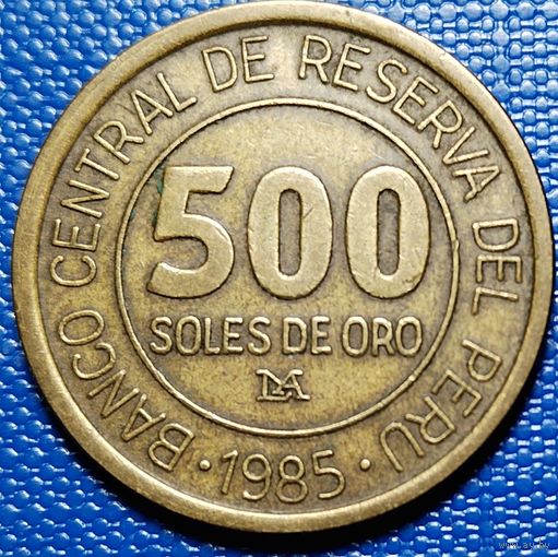 Перу 500 солей 1985 г.