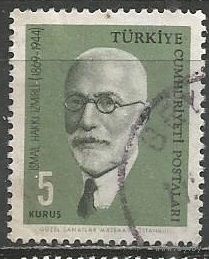 Турция. Исмаил Н.Измарли. Учёный. 1964г. Mi#1904.