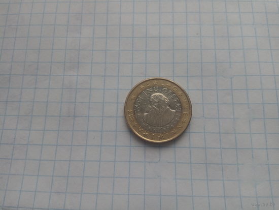 1 евро Словения 2007 год