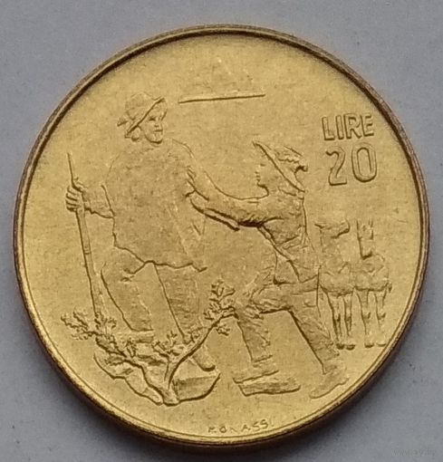 Сан-Марино 20 лир 1972 г. В холдере