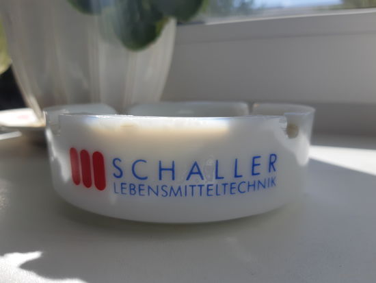 Пепельница SCHALLER стекло молочное