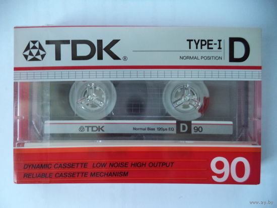 Аудиокассета TDK D90 (1985 год)