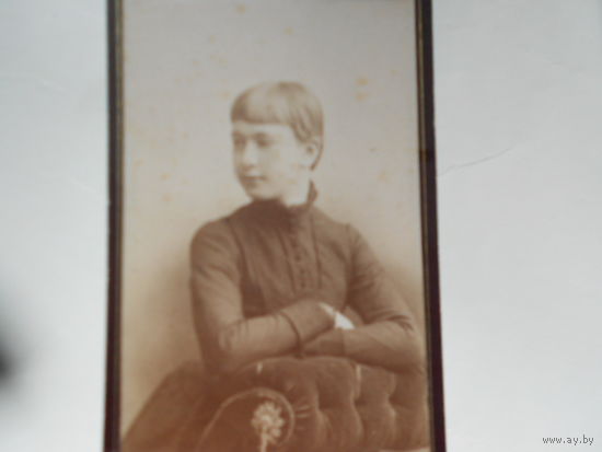 Фото княжны Святополк-Мирской.1880 год.Вильна.Ателье STRAUSS & Co.