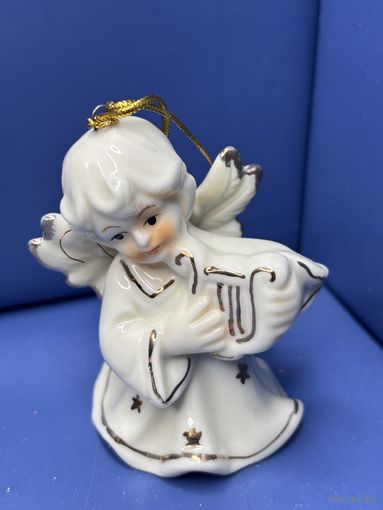 Статуэтка ангел колокольчик фарфор