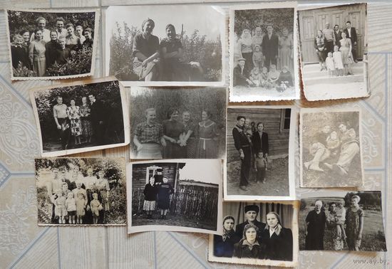 Фото серии "Мое Полесье", д. Дребск, Лунинецкий р-н, 1950-е гг., 12 шт.
