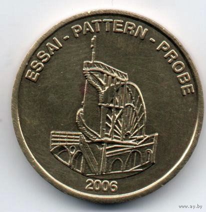 ОСТРОВ МЭН. 50 ЕВРОЦЕНТОВ 2006. ПРОБА. ПАТТЕРН