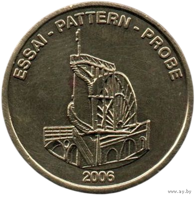 Остров Мэн (Ман). 50 евроцентов 2006. Essai. Unusual.