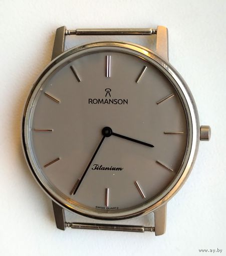 Часы ROMANSON (Swiss quartz Ronda). Ультратонкие.