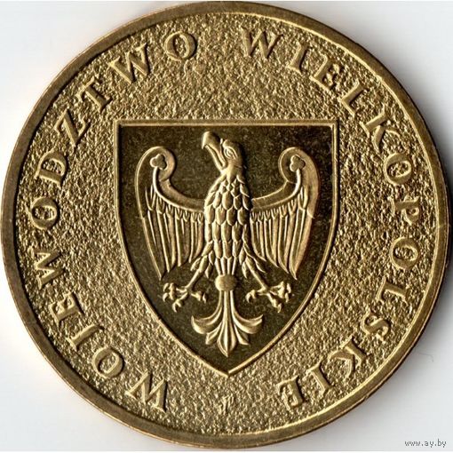 Польша 2 злотых, 2005 Великопольское воеводство UNC