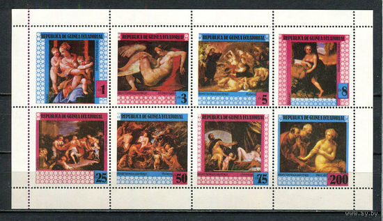 Экваториальная Гвинея - 1978 - Искусство - [Mi. 1316-1323] - полная серия - 8 марок. MNH.  (Лот 58Js)-T25P34
