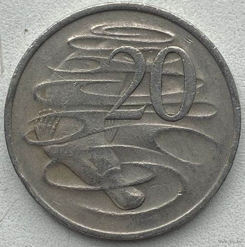 Австралия 20 центов 1974 г.