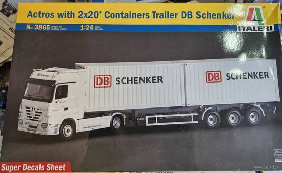 Сборные модели грузовиков. Italeri 3865 Масштаб 1:24