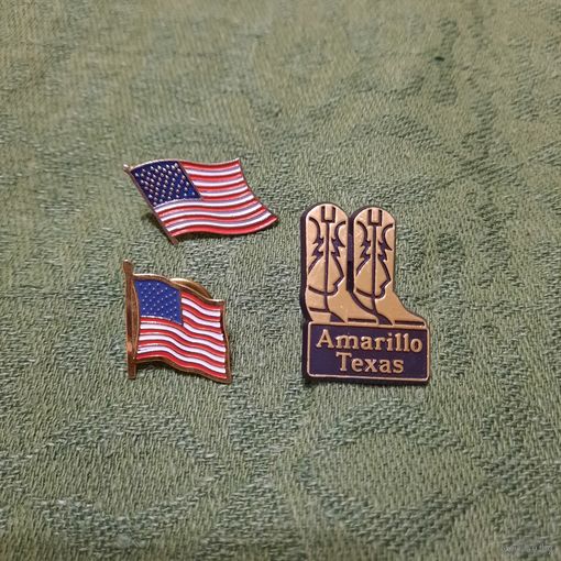 Значки США.