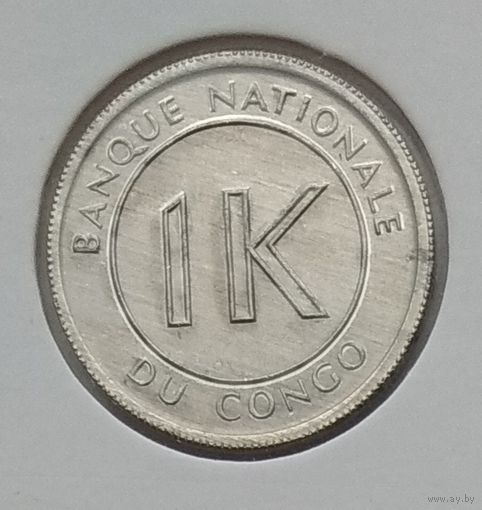 Конго 1 ликута 1967 г. В холдере. Состояние!