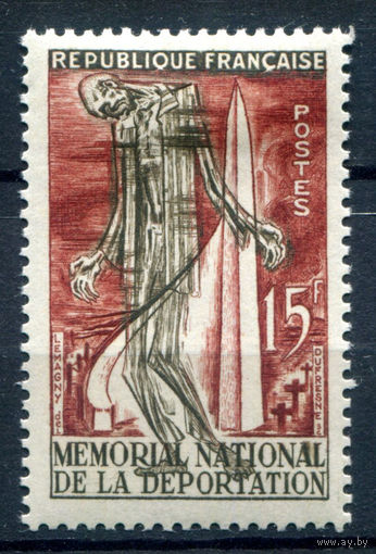 Франция - 1956г. - мемориал - 1 марка - полная серия, MH [Mi 1078]. #2-Fr-31-B-1