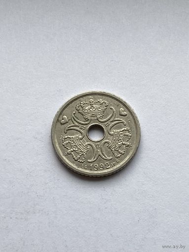 1 крона 1992 г., Дания