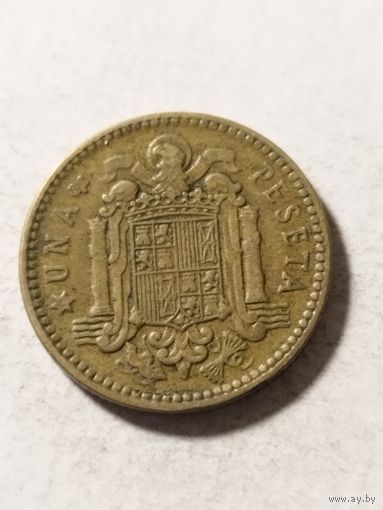 Испания 1 песета 1963