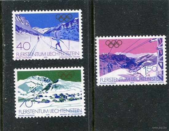 Лихтенштейн. Зимние олимпийские игры Лейк-Плэсид