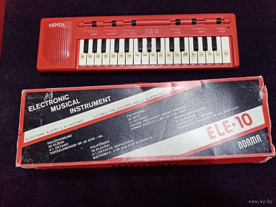 С рубля без мц. синтезатор Venta  Ele 10 коробка 47х15х7см.