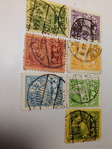 Марки Латвия 1927