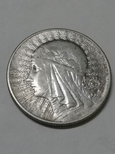 5 злотых 1933г.Ядвига