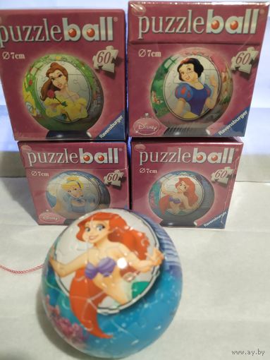 Паззлы шары(мини) Равенсбургер(Германия) 60 элементов (одним лотом)