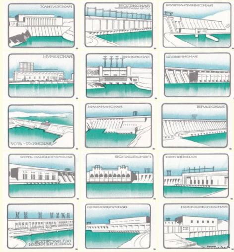 Спичечные этикетки. Сувенирный набор. Шаги энергетики.1978 год