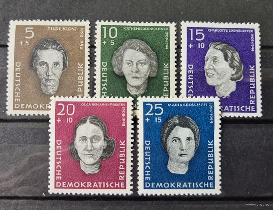 Германия, ГДР 1959 г. Mi.715-719 MNH** полная серия