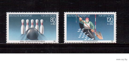 Германия(ФРГ)-1985,(Мих.1238-1239), ** , Спорт