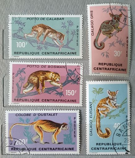 Центральноафриканская Республика обезьяны 5шт