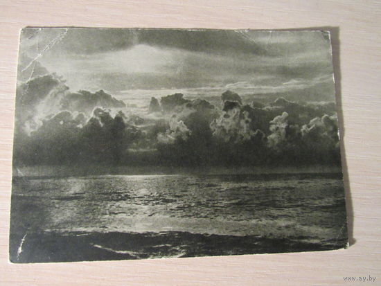 Фото М.Альперта и Г.Петрусова "Море". Черно-белое.   1955 г.