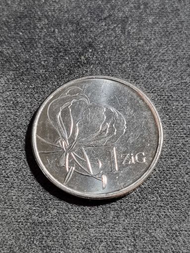 Зимбабве 1 золотой 2024 Unc