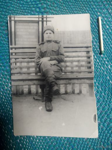 Фотография. Солдат СССР. 1955 год.
