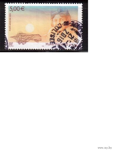 Франция-2004 (Мих.3832) , гаш.,  Авиация, Самолеты, Летчики