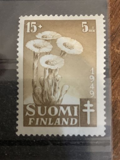 Финляндия 1949. Цветы. Марка из серии