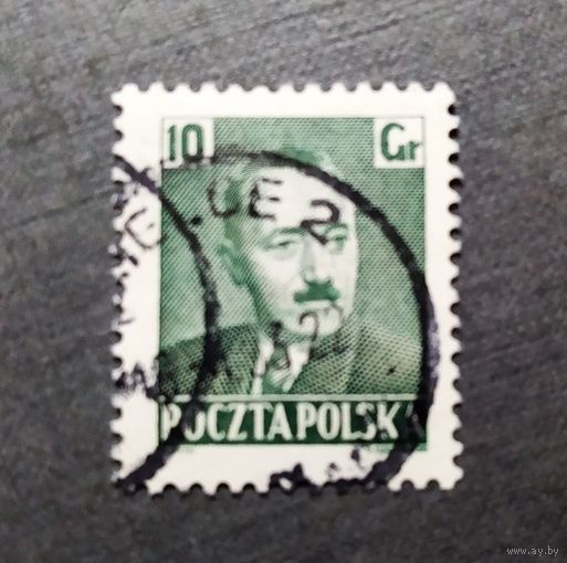 Марка Польша 1950 год Болеслав Берут
