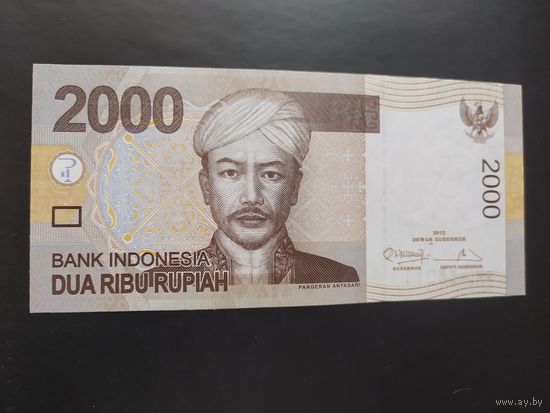 Индонезия. 2000 рупий (образца 2012 года, P148d, UNC)