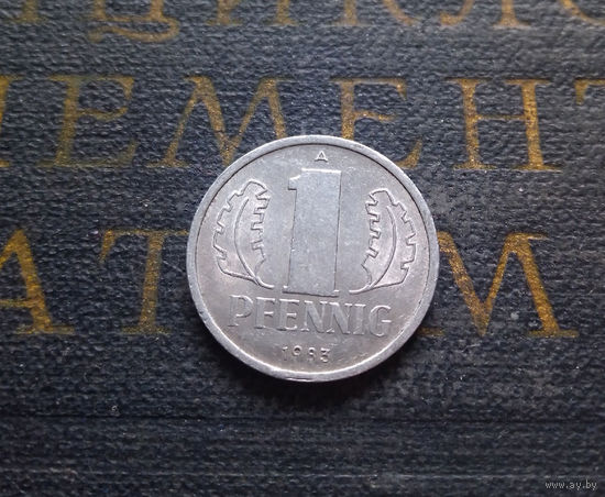 1 пфенниг 1983 (A) Германия ГДР #15 XF