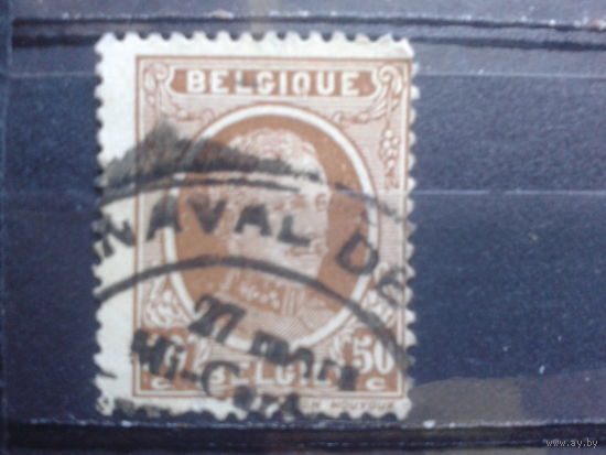 Бельгия 1925 Король Альберт 1  50 сантимов