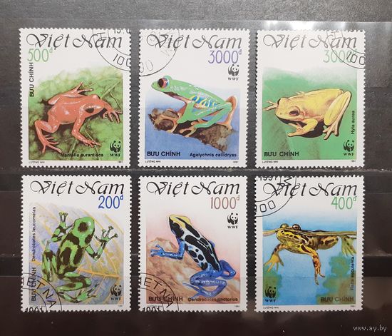 Вьетнам. 1991 год. Фауна. Земноводные. Лягушки (1071)