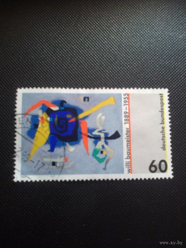 ФРГ. Живопись. 1989г. гашеная