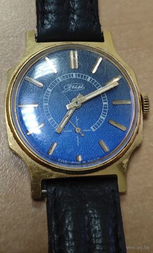 Часы ЗиМ. Позолоченные СССР. На ходу. Сохран