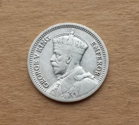 Новая Зеландия, 3 пенса 1936 г., серебро 0.500, Георг V (1910-1936)