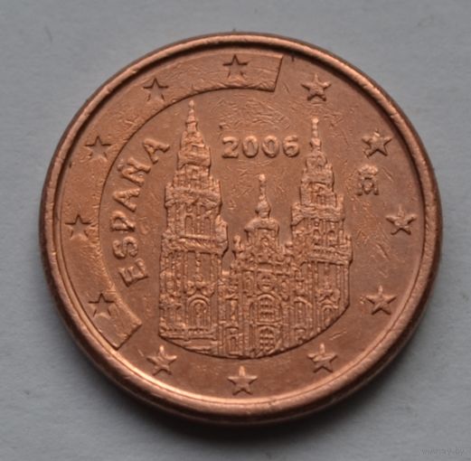 Испания, 1 евроцент 2006 г.