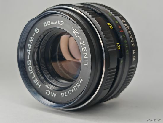 Объектив Гелиос 44М-6 HELIOS 44М-6. С рубля