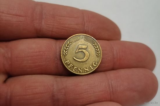 5 пфеннигов 1979г. (F). Германия.