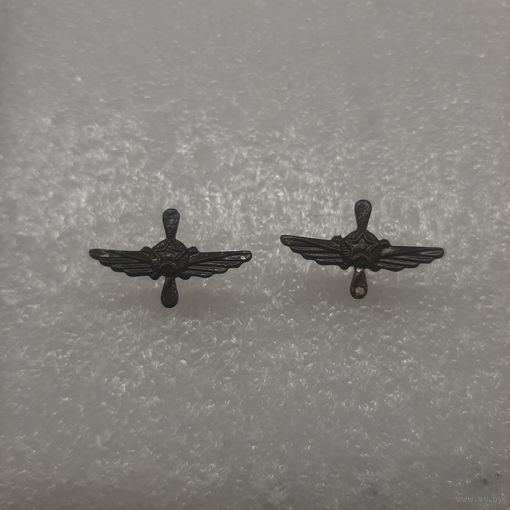 Эмблемы ИАС ВВС СССР обр. 1958 г., полевые, биметалл, магнитные, новые!