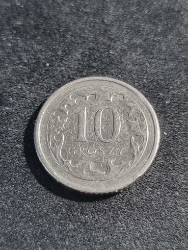 Польша 10 грошей 2017