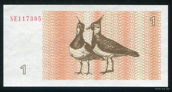 Литва 1 талон 1992 P39. Серия NE. UNC