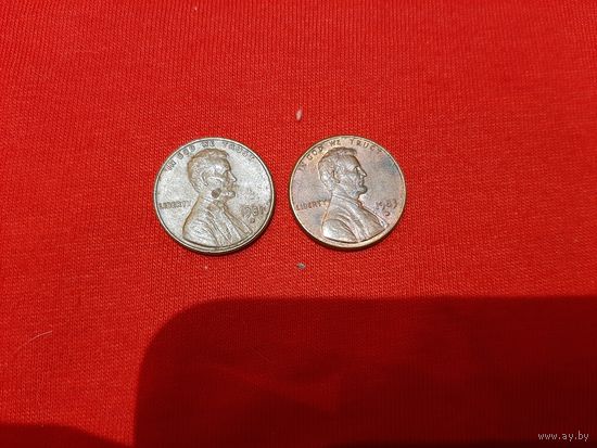 1 цент 1981 D, 1983 D года США